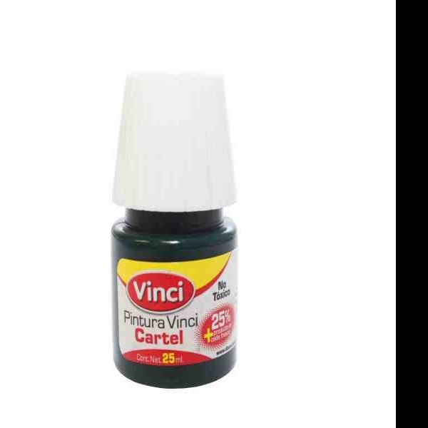 PINTURA CARTEL 63A VINCI 25ML.VDE.OBSCURO E.10 C.200